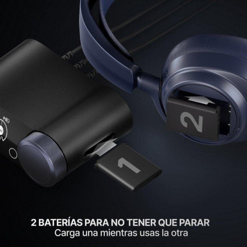 Auriculares Steelseries Arctis Nova Pro Omni inalámbricos 2,4 GHz + Bluetooth con Cancelación de Ruido Azul