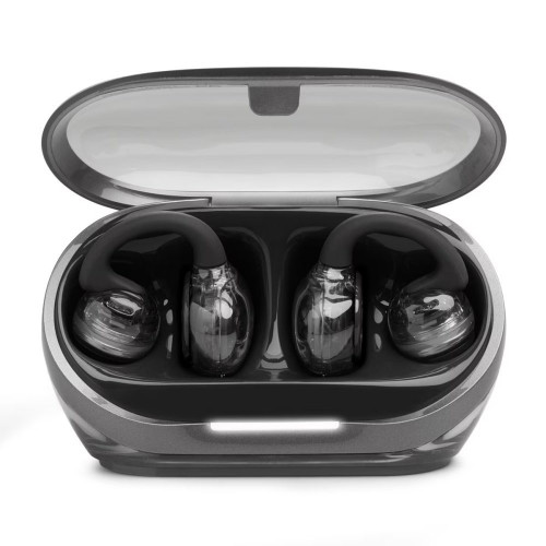 Auriculares True Wireless de conducción de aire JBL Soundgear Clips, IP54, hasta 32h. reproducción total, carga rápida. Negro