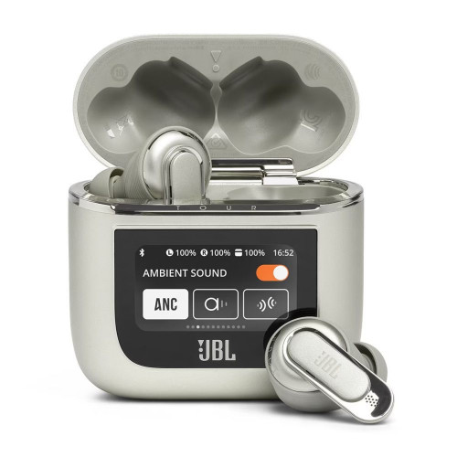 Auriculares True Wireless JBL Tour Pro 2 Bluetooth, cancelación de ruido Champagne