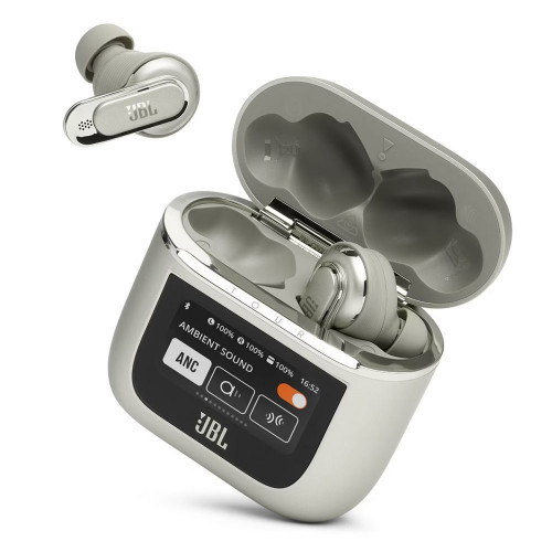 Auriculares True Wireless JBL Tour Pro 2 Bluetooth, cancelación de ruido Champagne