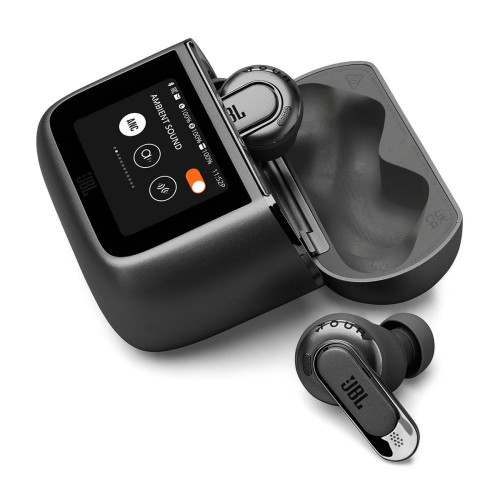 Auriculares True Wireless JBL Tour Pro 3 con cancelación de ruido y funda de carga inteligente Smart Charging Case Negro