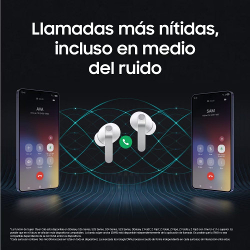 Auriculares True Wireless Samsung Galaxy Buds4 Pro Blanco
