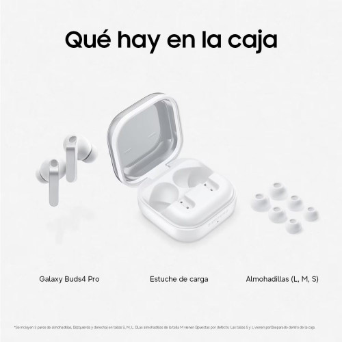 Auriculares True Wireless Samsung Galaxy Buds4 Pro Blanco