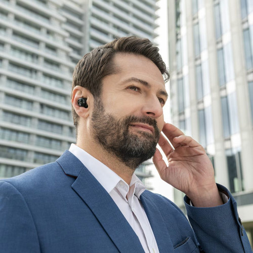 Auriculares True Wireless Technics AZ100 con cancelación de ruido, LDAC y Voice Focus AI Negro