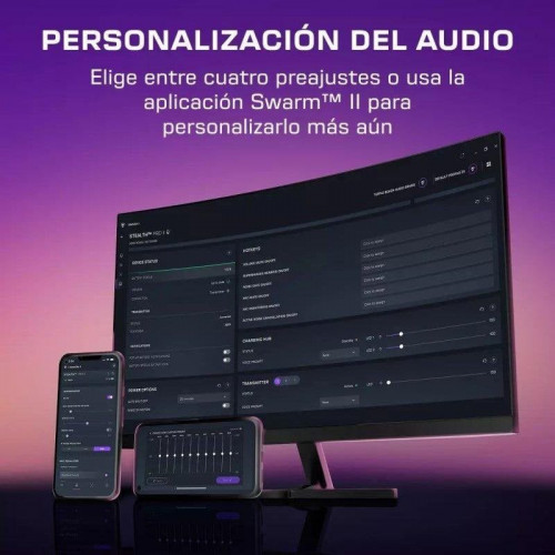 Auriculares Turtle Beach Stealth Pro II inalámbricos Bluetooth 5.3 Cancelación de Ruido XBOX Negro