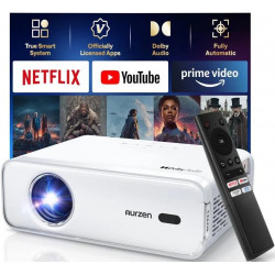 Aurzen EAZZE D1 Smart Projector with WiFi and Bluetooth