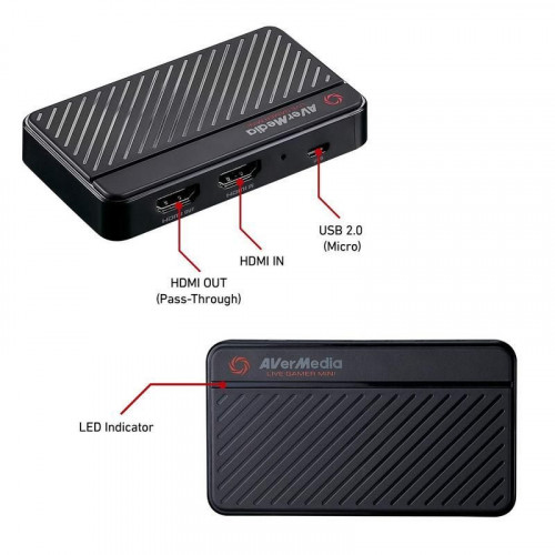 AVerMedia Live Gamer Mini Capturadora de Video 1080p 60fps