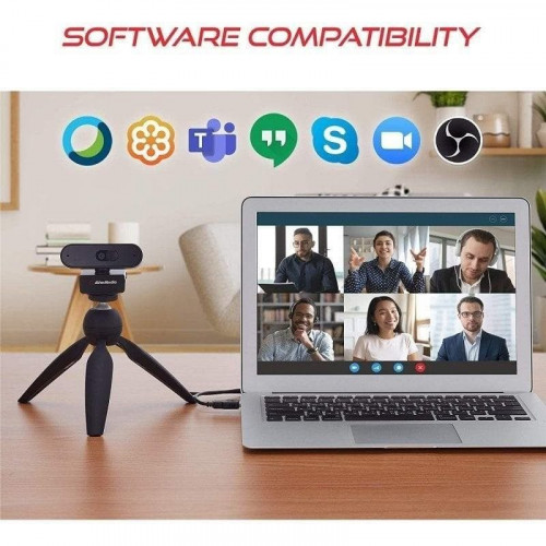 Avermedia PW310P Webcam FullHD Negra