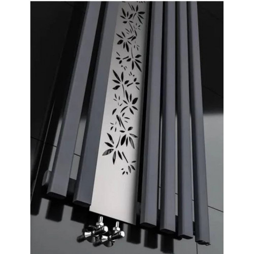 Azura Home Design Radiador de agua caliente flower grafito en varias dimensiones