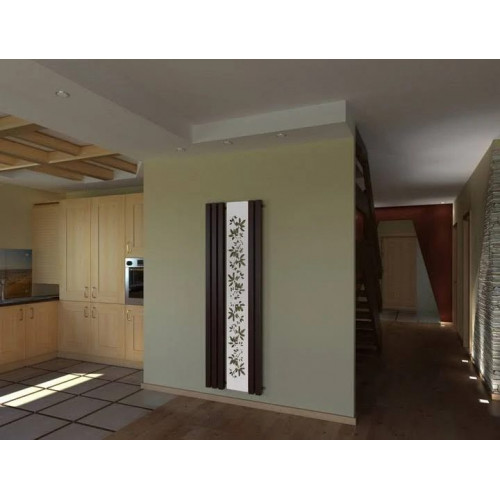 Azura Home Design Radiador de agua caliente flower grafito en varias dimensiones