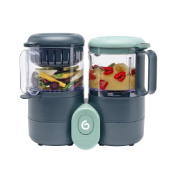 Babymoov Robot de cocina bebé 4-en-1 Nutribaby One Antracita
