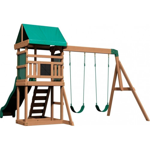 Backyard Discovery Buckley Hill Wooden Swing Set