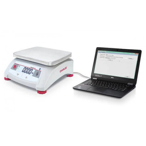 Balanza compacta OHAUS V12P30T-M capacidad de pesaje 30 kg legibilidad al pesar 2 g 30554441