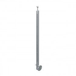 Balaustre de barandilla Artens de aluminio en color gris plata de 111cm de largo