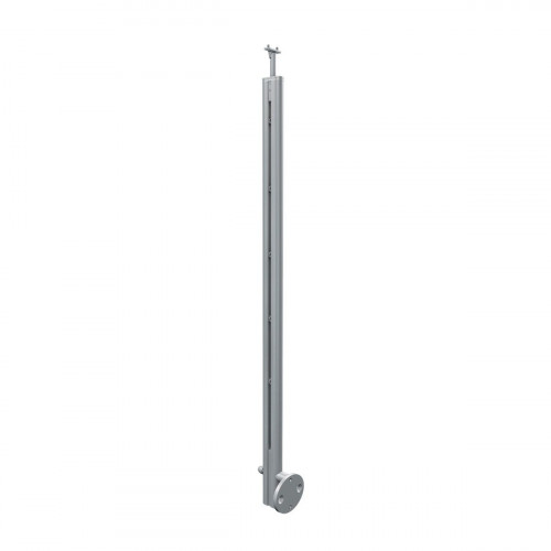 Balaustre de barandilla Artens de aluminio en color gris plata de 111cm de largo