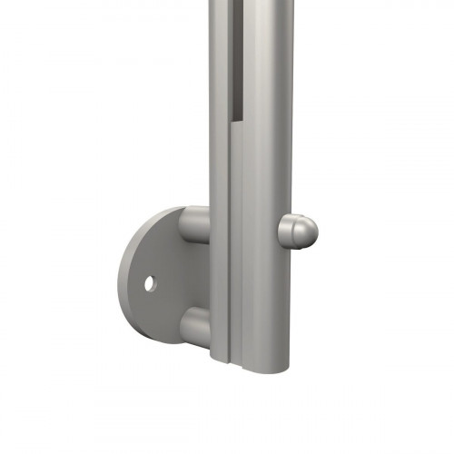 Balaustre de barandilla Artens de aluminio en color gris plata de 111cm de largo