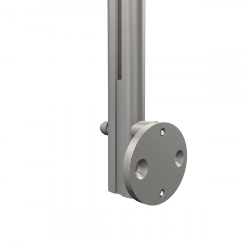 Balaustre de barandilla Artens de aluminio en color gris plata de 111cm de largo