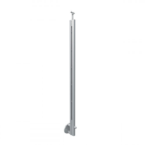 Balaustre de barandilla Artens de aluminio en color gris plata de 111cm de largo