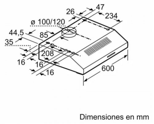Balay 3BH262MBX Campana Convencional