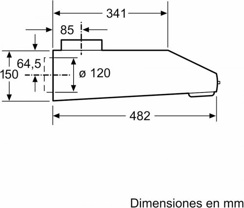 Balay 3BH263MX Campana convencional