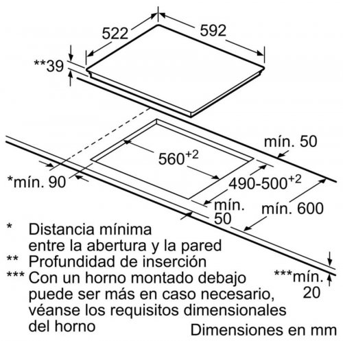 Balay 3EB767LQ Placa Vitrocerámica