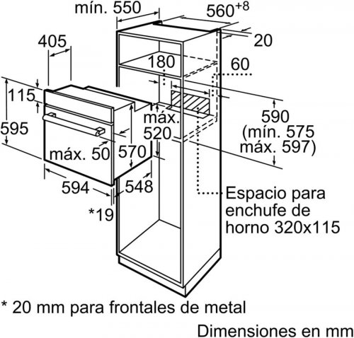 Balay 3HB1000B0 Horno