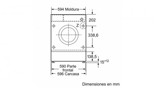 BALAY 3TI979B Integrable Blanco - Lavadora Carga Frontal 7KG 1200RPM