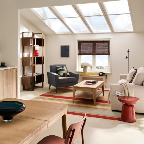 Banco de madera de hevea Dover EuroVolter Blanco / Natural