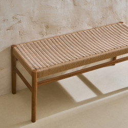Banco de madera de roble Lumpur EuroVolter Roble
