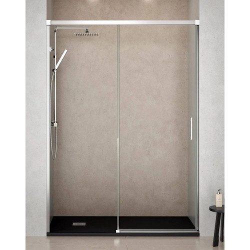 BAÑO TOTAL Mampara Ducha Corredera 1 Puerta 1 Fijo