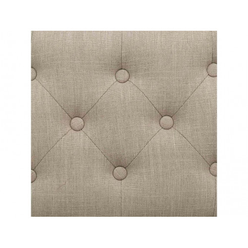 Banqueta de madera tapizada 50x35x47h cm