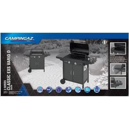 Barbacoa a Gas 2 Series Classic EXS Vario Dark Campingaz