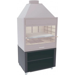 barbacoa Argentina 90 cm con mueble