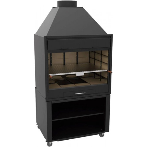barbacoa Argentina 90 cm con mueble