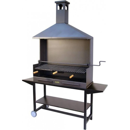 Barbacoa carbon con ruedas imex el zorro 71590