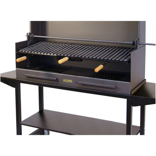 Barbacoa carbon con ruedas imex el zorro 71590
