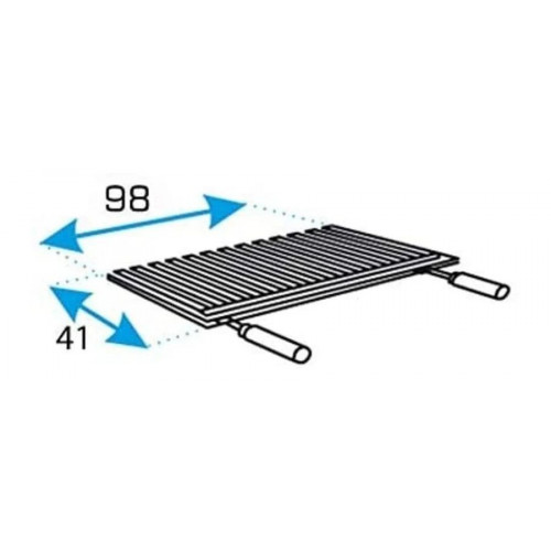 Barbacoa carbon con ruedas imex el zorro 71590