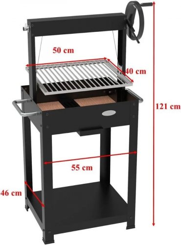 Barbacoa carbón/leña Duramax