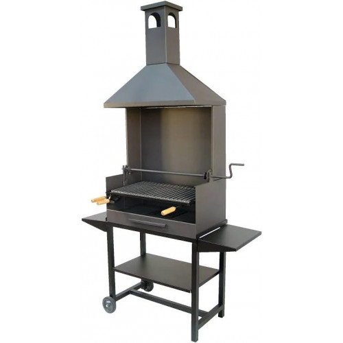 Barbacoa con Chimenea Completa y bandejas Metálicas Imex el Zorro