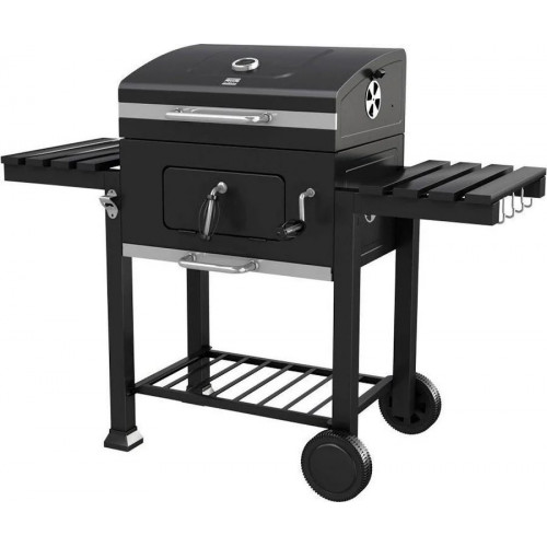 Barbacoa de carbón de acero esmaltado