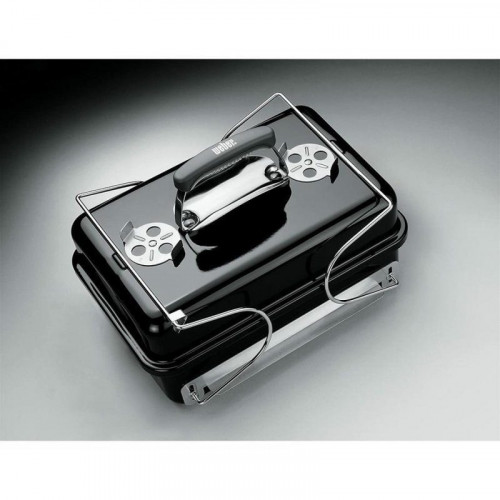 Barbacoa de carbón WEBER Go-Anywhere portátil tapa desmontable 420 x 260 mm negra