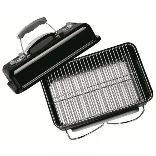 Barbacoa de carbón WEBER Go-Anywhere portátil tapa desmontable 420 x 260 mm negra