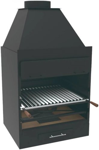 Barbacoa de carbón y leña Bf-60