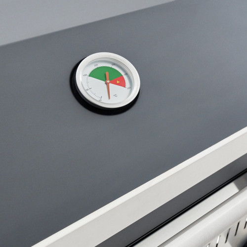 Barbacoa de gas C500 4+1B de 5 quemadores y 15 kw de potencia recomendado para de 6 a 10 personas
