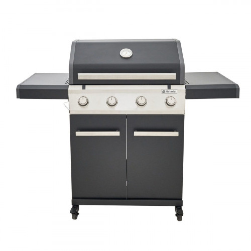 Barbacoa de gas NATERIAL Kenton II de 4 quemadores y 14 kw de potencia recomendado para más de 10 personas