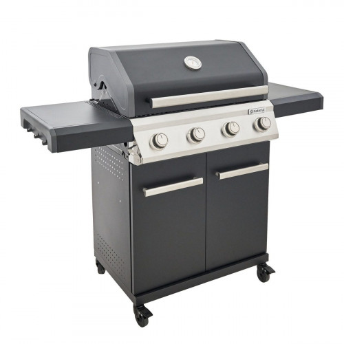 Barbacoa de gas NATERIAL Kenton II de 4 quemadores y 14 kw de potencia recomendado para más de 10 personas