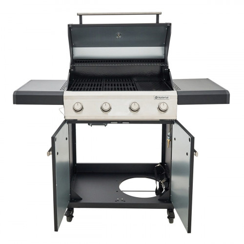 Barbacoa de gas NATERIAL Kenton II de 4 quemadores y 14 kw de potencia recomendado para más de 10 personas