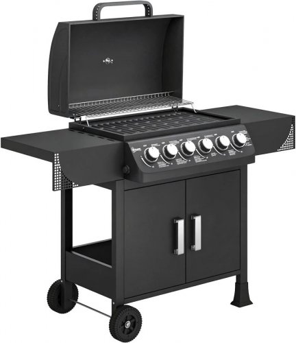 Barbacoa de Gas Outsunny 135x51x101 cm