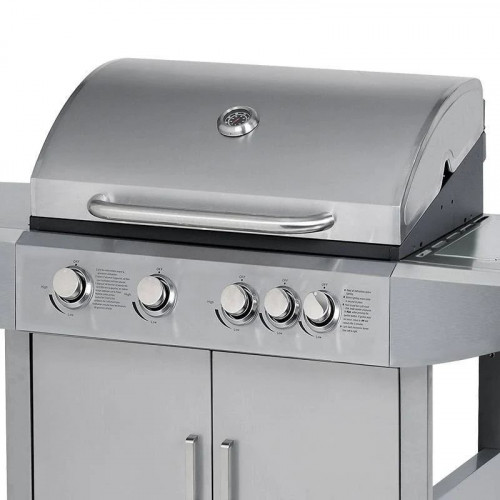Barbacoa Gas Inox 5 Fuegos Serie el Hierro Airmec