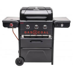 Barbacoa gas y carbón Gas2Coal Edición Especial de 3 Quemadores